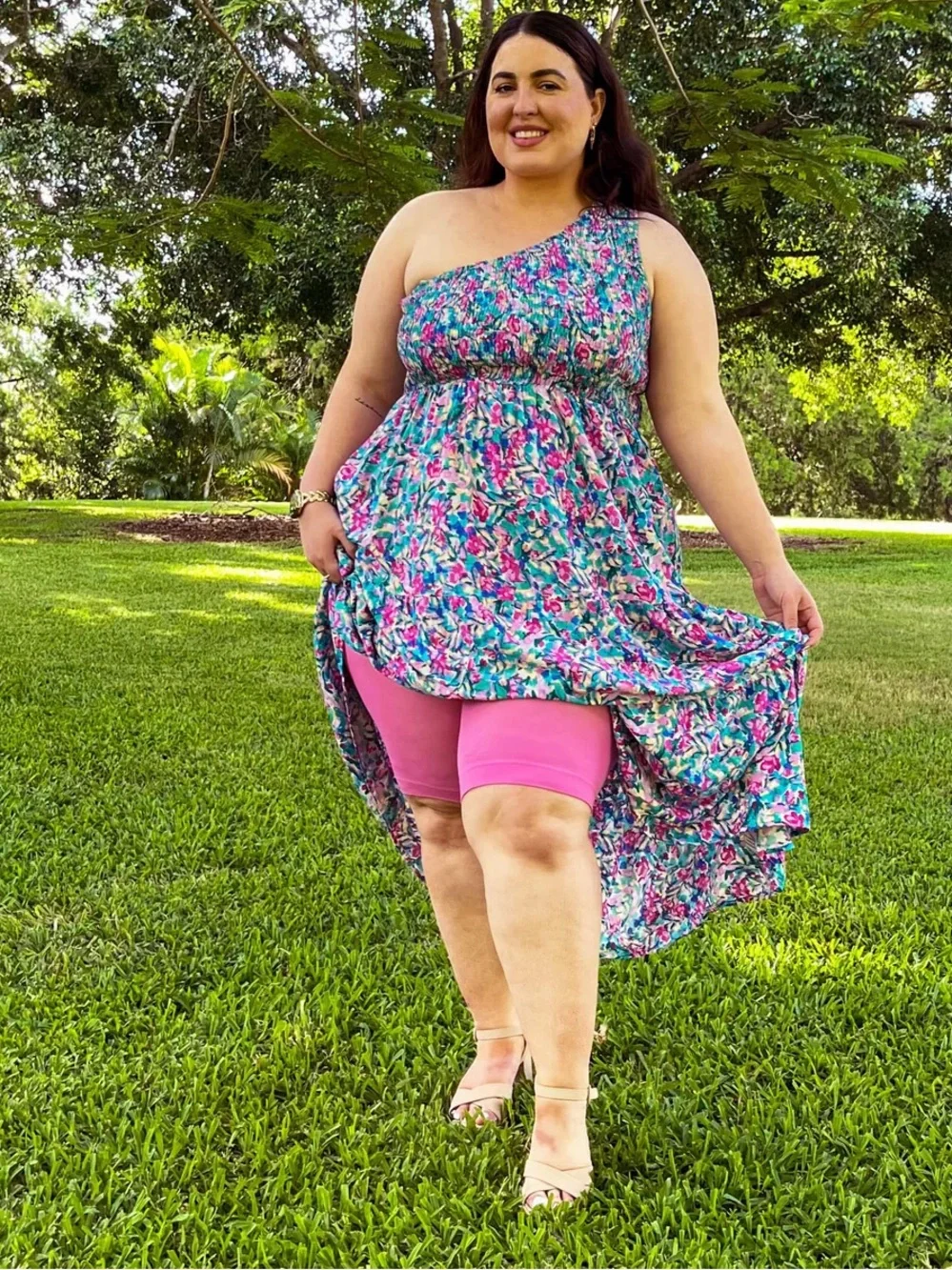 SNAG Stay Cool Pink Lady Chub Rub Shorts